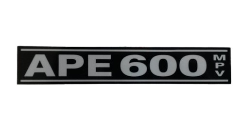 Scritta ape 600 - 600, mpv